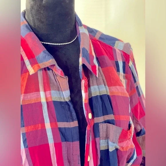 Classic Flannel Long Sleeve Tee 💗 - Picture 3 of 8